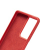 Crong Color Cover - Etui Samsung Galaxy S21 Ultra (czerwony)