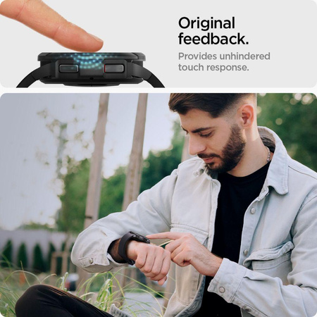 Spigen GLAS.TR EZ FIT 2-Pack - Tvrzené sklo pro Samsung Galaxy Watch 6 Classic 43 mm (2 ks)