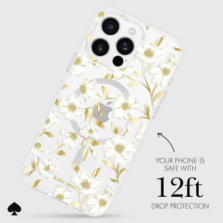 Kate Spade New York Protective Gems MagSafe - Case for iPhone 16 Pro Max (Sunshine Floral)