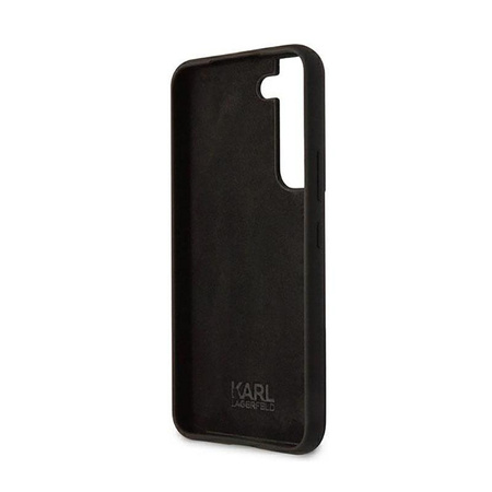 Karl Lagerfeld Slilicone Karl & Choupette - Etui Samsung Galaxy S22+ (noir)