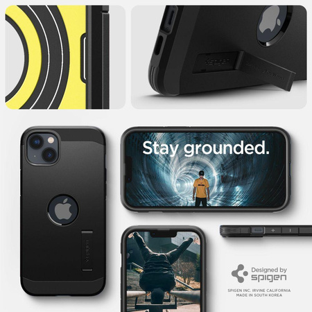 Spigen Tough Armor MagFit - pouzdro MagSafe pro iPhone 14 (černé)
