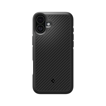 Spigen Core Armor - Coque pour iPhone 16 (Noir mat)