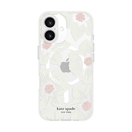Kate Spade New York Protective MagSafe - Hülle für iPhone 16 (Hollyhock Floral)