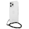 Guess Black Pearl Strap - iPhone 13 Pro Case (transparent)
