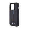 BMW Stepptasche Tricolor - iPhone 15 Pro Max Tasche (schwarz)
