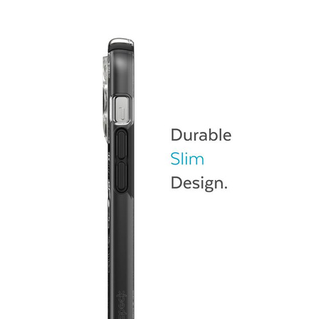 Speck Presidio Perfect-Clear avec Impact Geometry + MagSafe - Coque pour iPhone 14 Pro Max avec revêtement MICROBAN (transparent / noir)
