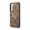 Guess 4G Big Metal Logo - Case for Samsung Galaxy S23 (Brown)