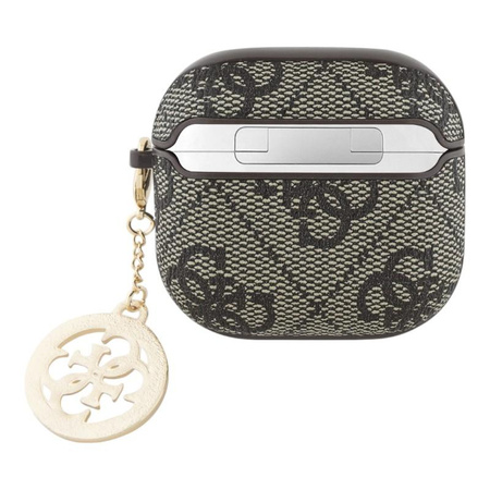 Guess 4G Strass Charm - Hülle für AirPods 4 (braun)