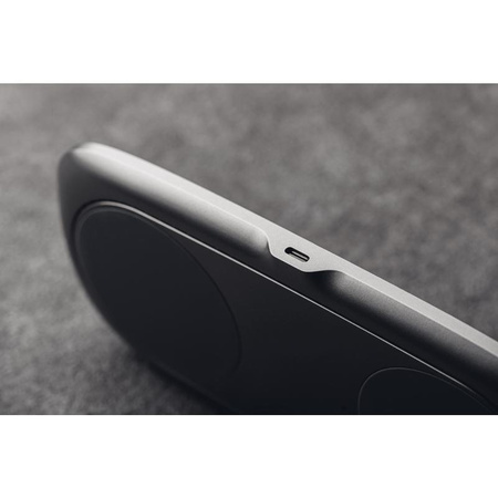 Moshi Sette Q - Dual Qi wireless inductive charger for iPhone and Android (Nordic Grey)