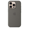 Apple Silicone Case – Silikonhülle mit MagSafe für iPhone 16 Pro (Stone Gray)