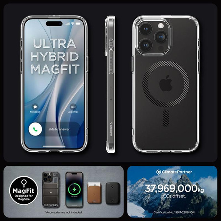 Spigen Ultra Hybrid MagSafe - Gehäuse für iPhone 15 Pro (Karbonfaser)
