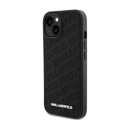Karl Lagerfeld steppelt K minta - iPhone 15 tok (fekete)
