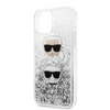 Karl Lagerfeld Folyékony csillogó szívek - iPhone 11 tok