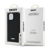 DKNY 3D Rubber Repeat Pattern - iPhone 15 / 14 / 13 Case (black)
