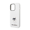 Karl Lagerfeld Silikon NFT Choupette - Hülle für iPhone 14 Pro (Weiß)