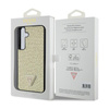 Guess Rhinestone Triangle - Etui Samsung Galaxy S24 (złoty)