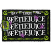 WYCIERACZKA POD DRZWI WEWNĘTRZNA, Kokosowa, z Napisem Beetlejuice, Żuk
