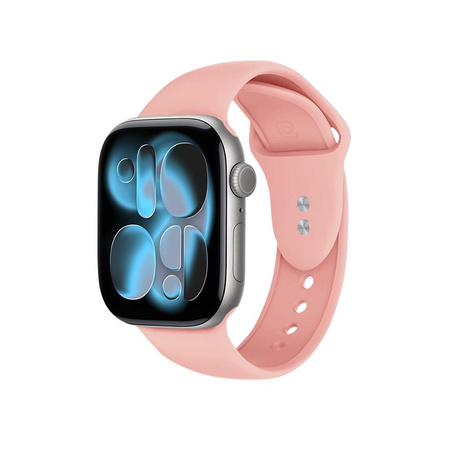 Crong Liquid - Řemínek pro Apple Watch 38/40/41/42mm (lososový)