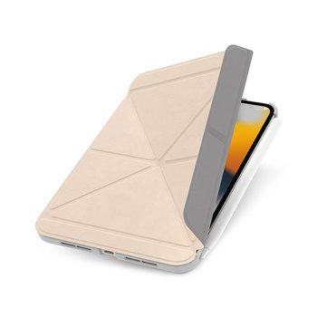 Moshi VersaCover - origami pouzdro pro iPad mini 6 (2021) s nabíjením Apple Pencil (Savanna Beige)