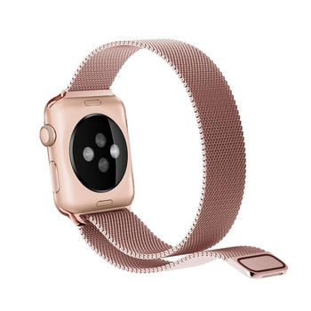 Puro Milanese Magnetic Band - Edelstahlband für Apple Watch 38/40/41 mm (Roségold)