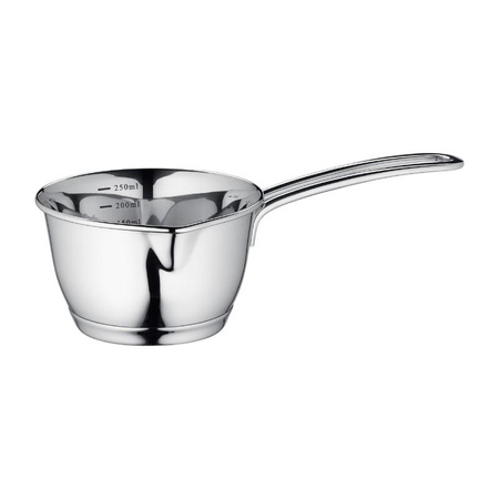 RONDEL 10 CM ZE STALI NIERDZEWNEJ 250 ML INDUKCJA KUCHENPROFI, z Rączką, z Miarką