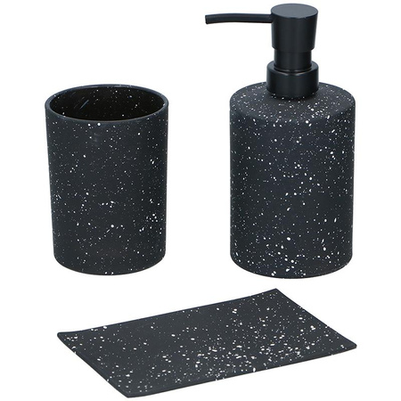 Alpina - bathroom set (black)