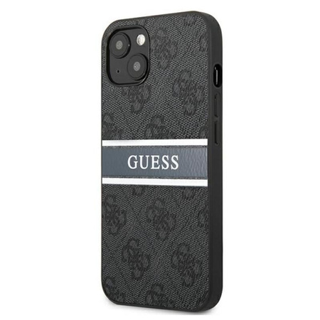Guess 4G Printed Stripe - pouzdro pro iPhone 13 (šedé)