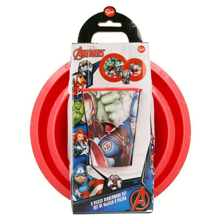Avengers - Geschirrset (Teller, Schüssel und Becher)