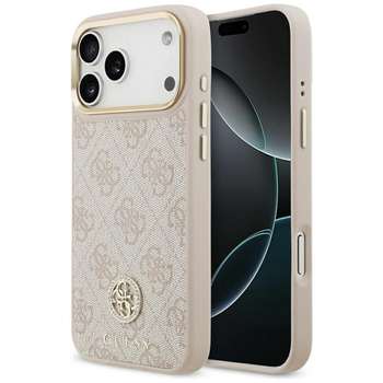 ETUI DO IPHONE 17 PRO MAX do MAGSAFE GUESS RÓŻOWE ORYGINALNE ELEGANCKIE