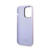 Karl Lagerfeld Silicone NFT Ikonik - Etui iPhone 14 Pro Max (fioletowy)