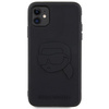 Étui en caoutchouc Karl Lagerfeld Karl Head 3D - iPhone 11 Case (Noir)