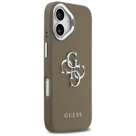 Guess Grained Big 4G Classic Logo - Case iPhone 17 (brown)
