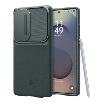 Spigen Optik Armor - Gehäuse für Samsung Galaxy S25 Ultra (Abyss Grün)