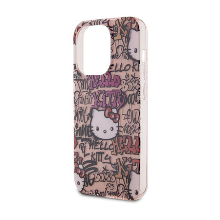 Hello Kitty IML címkék Graffiti - iPhone 13 Pro tok (rózsaszín)