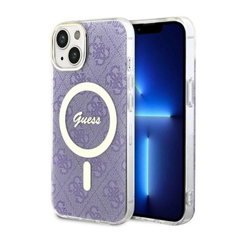 Guess 4G MagSafe - étui pour iPhone 14 (violet)