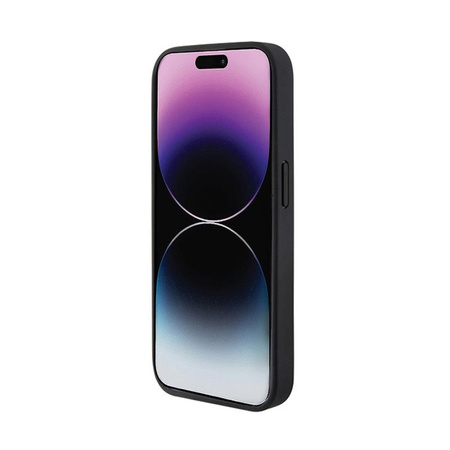 BMW Quilted Tricolor MagSafe - pouzdro pro iPhone 15 Pro Max (černé)