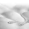 Cellularline Soft Cable - kabel USB-C na Lightning s certifikací MFi 1,2 m (šedý)