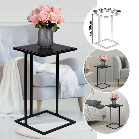 Arti Casa - Beistelltisch, Helfer 58 cm (schwarz)