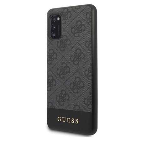 Guess 4G Bottom Stripe Collection - Samsung Galaxy A41 Case (grey)