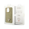 Guess Rhinestone Triangle - iPhone 14 Pro Case (Gold)