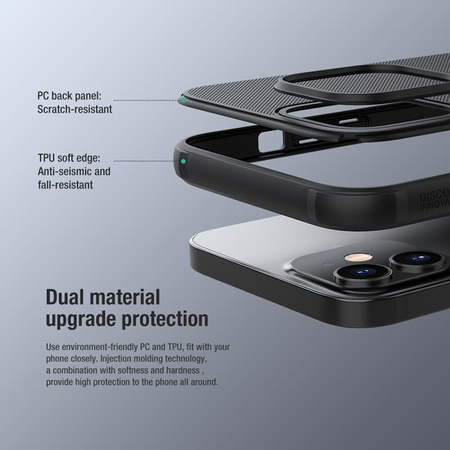 Nillkin Super Frosted Shield Magnetic - pouzdro pro Apple iPhone 12 Mini (modré)