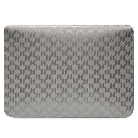 Karl Lagerfeld NFT Saffiano Monogram Ikonik Choupette Sleeve – 14-Zoll-Notebookhülle (Silber)