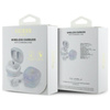 Guess 4G Printed Logo - Bluetooth TWS Headphones + Charging Case (White)