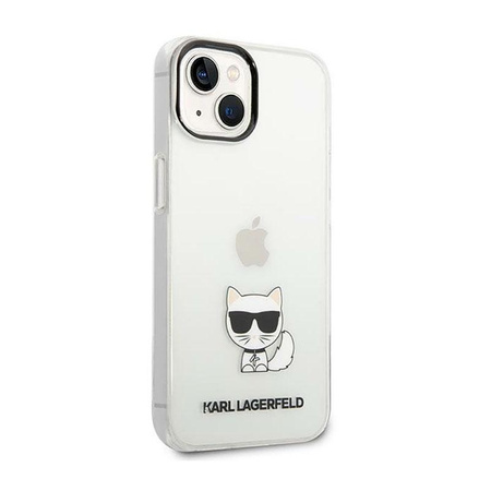 Karl Lagerfeld Choupette Body - Hülle für iPhone 14 Plus (Klar)
