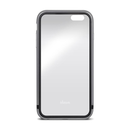 Moshi iGlaze Luxe - Hülle mit Aluminiumrahmen iPhone 6s Plus / iPhone 6 Plus (Titanium Grey)