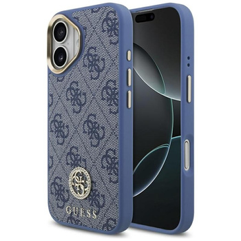 ETUI DO IPHONE 17 do MAGSAFE GUESS NIEBIESKIE ORYGINALNE ELEGANCKIE MODNE