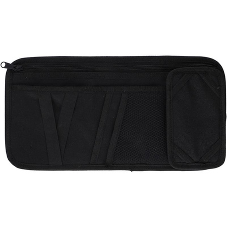 CAR ORGANIZER for sun visor, Dunlop storage compartment, Black