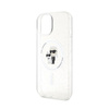 Karl Lagerfeld Karl & Choupette Glitter Magsafe - iPhone 15 Plus Tasche (Transparent)