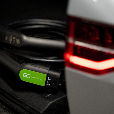Green Cell - GC EV Type 2 11kW 5m kabel pro nabíjení Tesla Model 3 / S / X, Leaf, ZOE, i3, ID.3, I-Pace, E-Tron, Kona, Ioniq