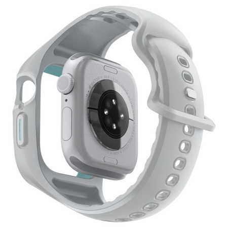 Spigen Liquid Air Pro - Řemínek s pouzdrem pro Apple Watch 10 46 mm (Šedá)